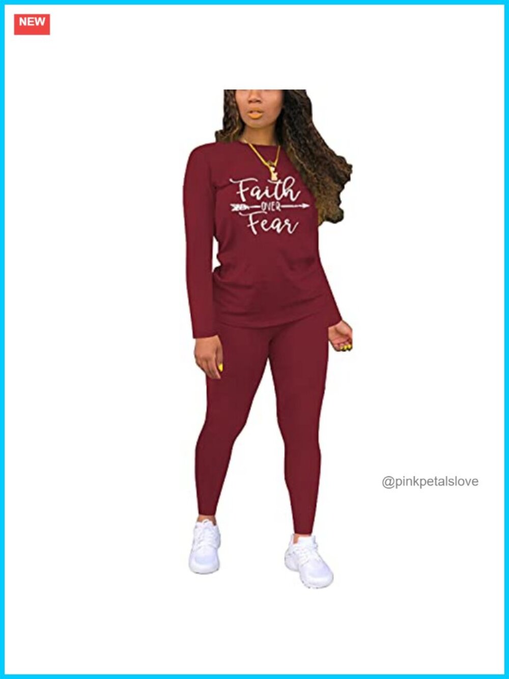 Two Piece Outfit Set Casual Print Long Sleeve Bodycon Top Pants Women